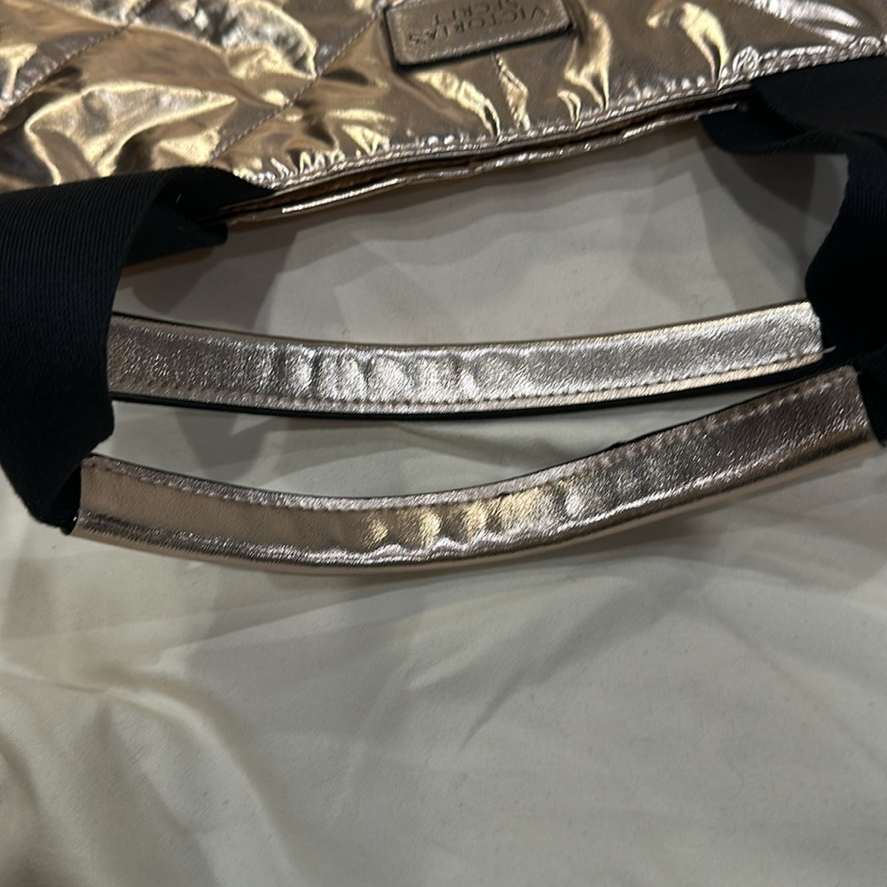 Victoria's Secret Gold Tote Bag - Picture 4 of 7